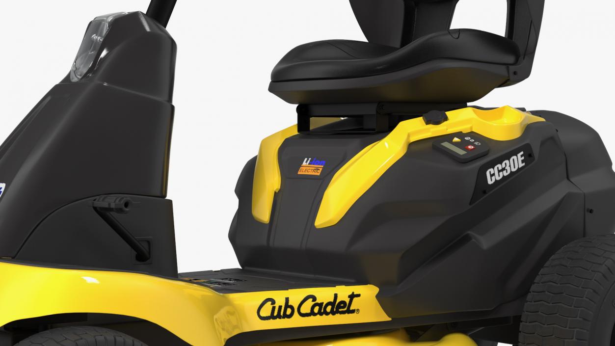 Electric Rider Lawn-Mower Cub Cadet Rigged 3D