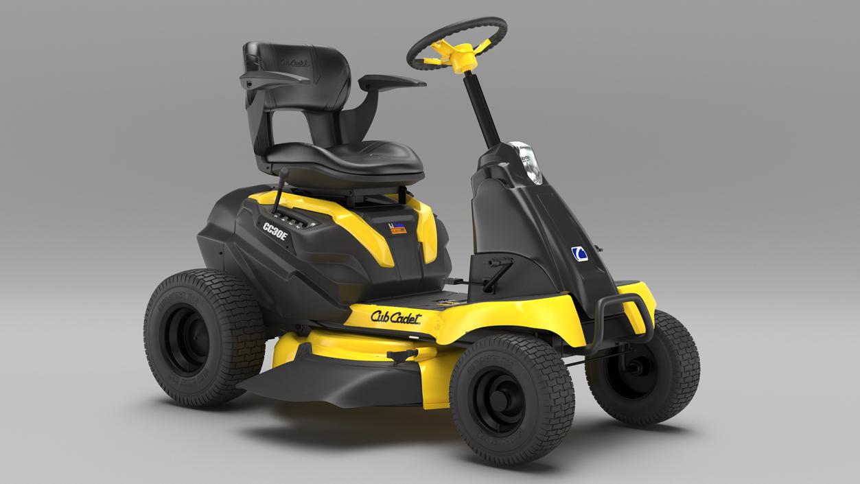 Electric Rider Lawn-Mower Cub Cadet Rigged 3D