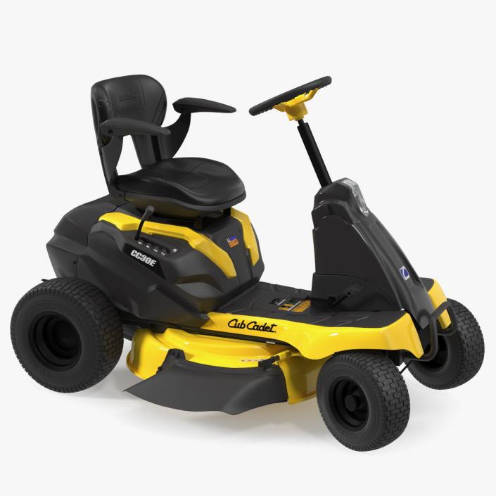 Electric Rider Lawn-Mower Cub Cadet Rigged 3D