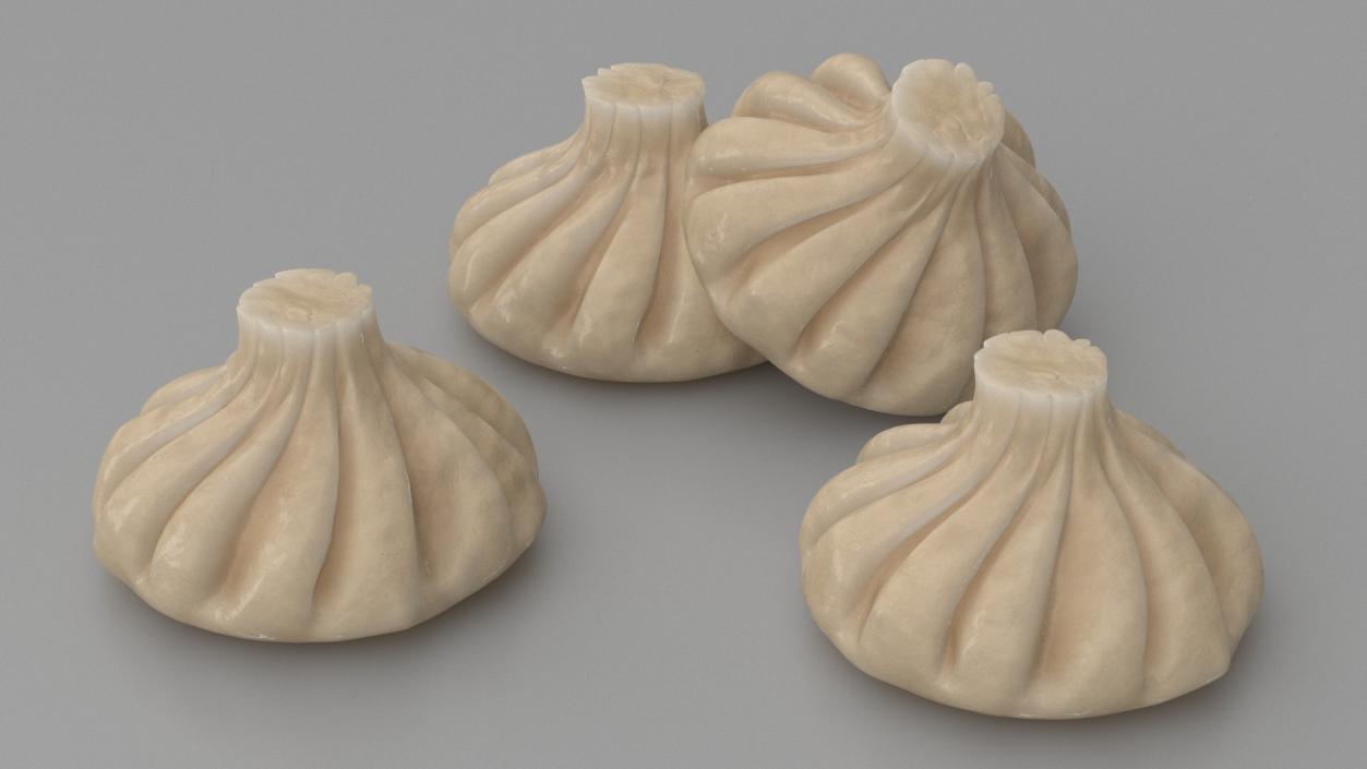 Khinkali Dumpling Cooked for 3D Print 3D