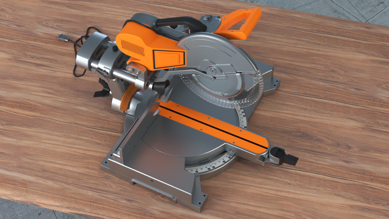 3D Compound Miter Saw model