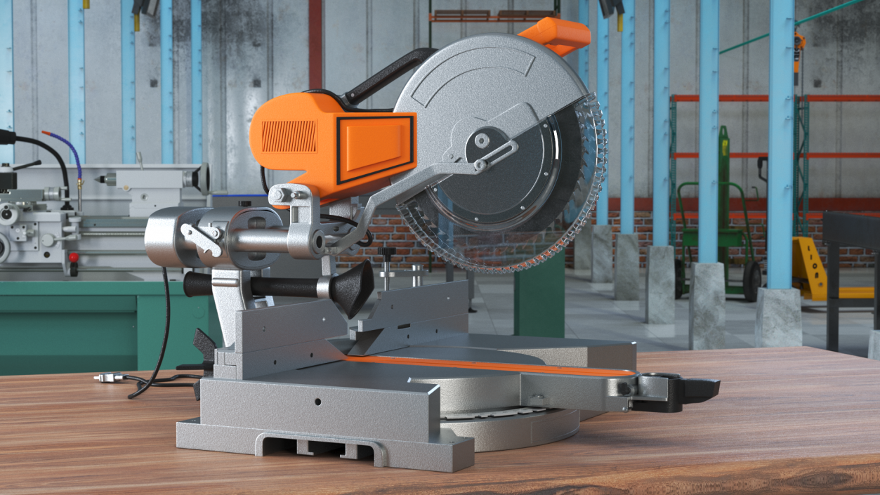 3D Compound Miter Saw model