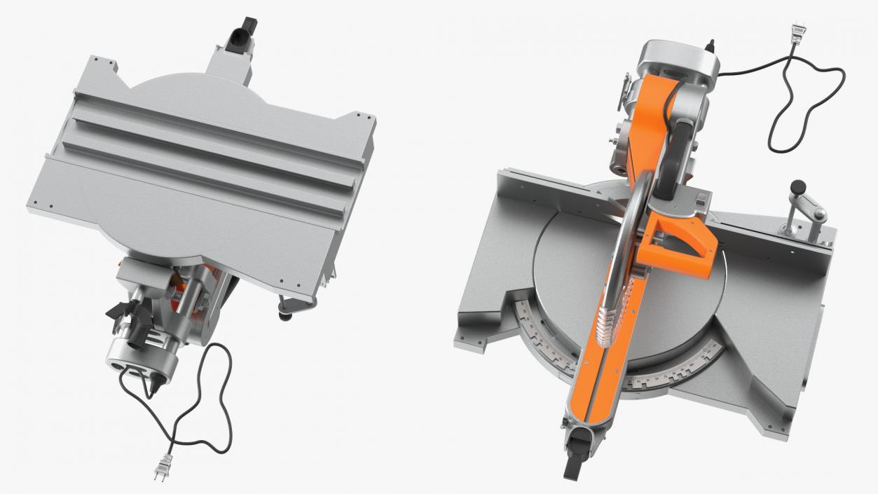 3D Compound Miter Saw model