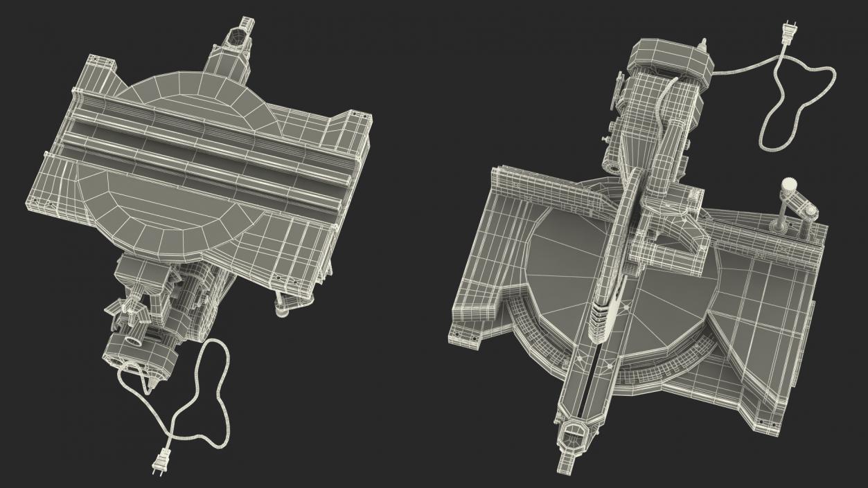 3D Compound Miter Saw model