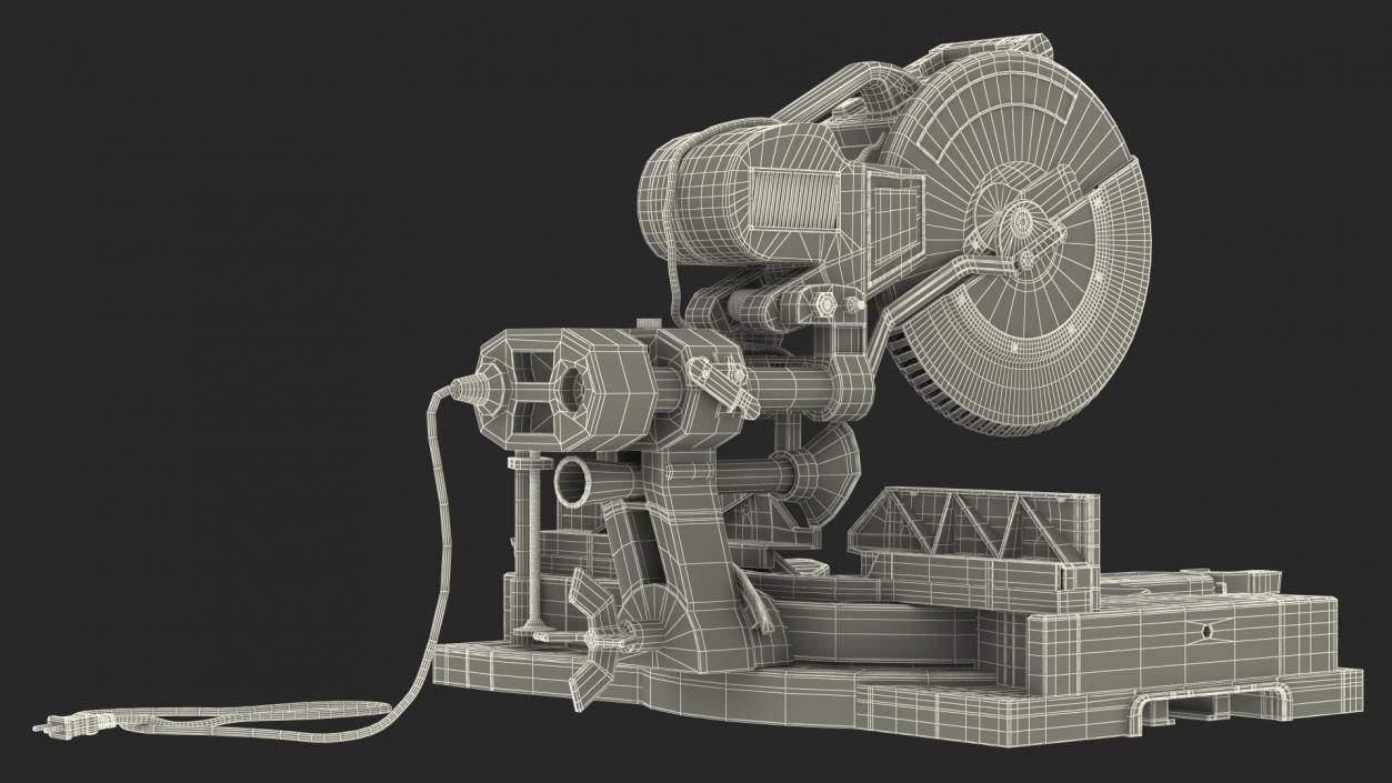 3D Compound Miter Saw model