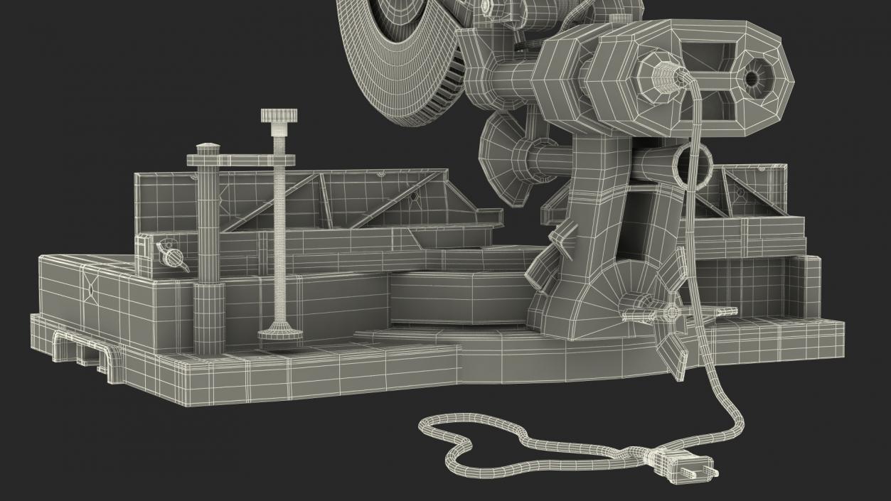 3D Compound Miter Saw model