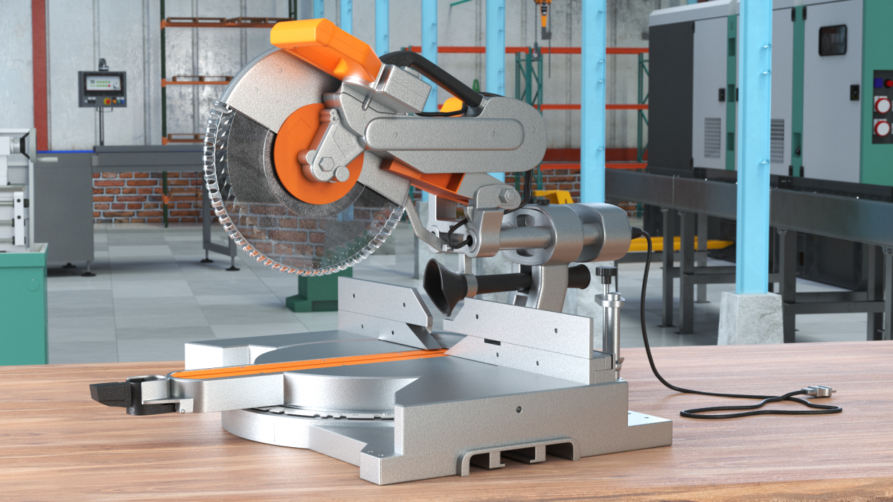 3D Compound Miter Saw model