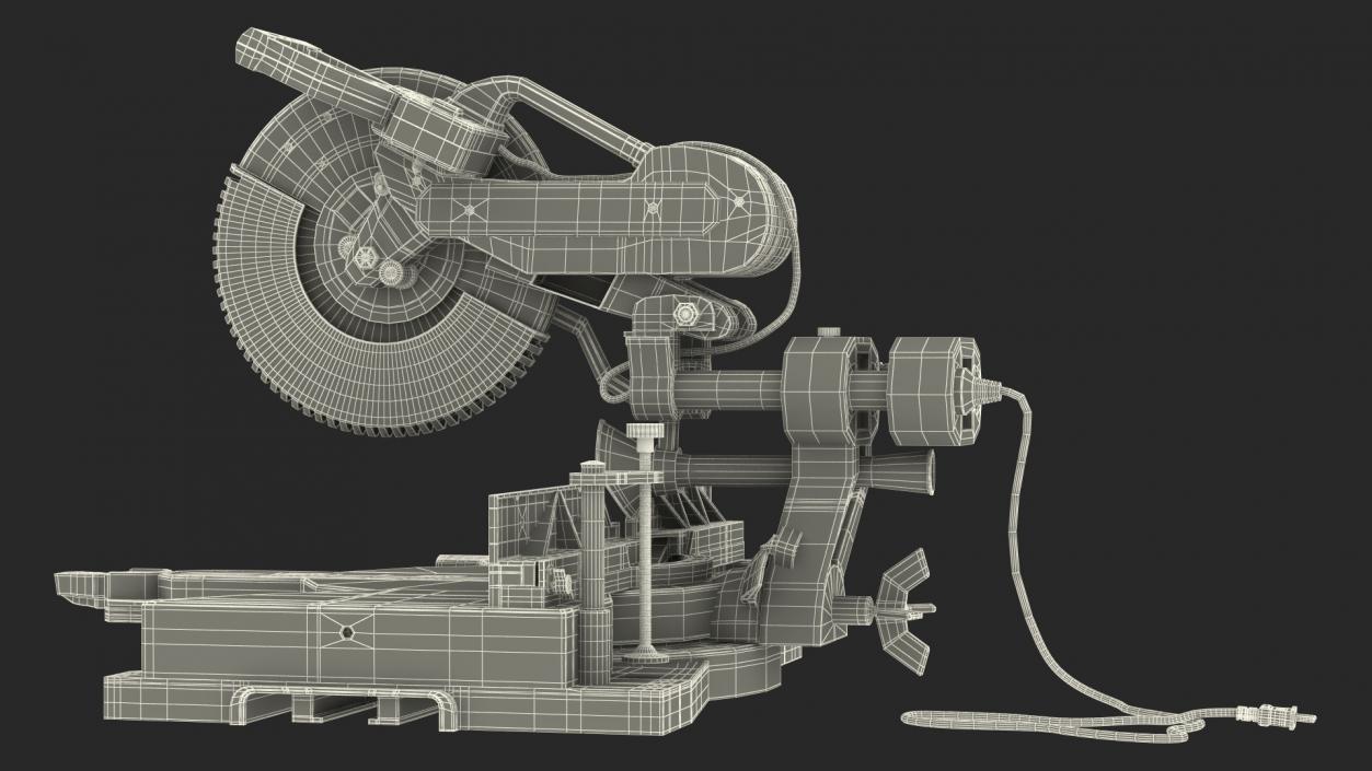 3D Compound Miter Saw model