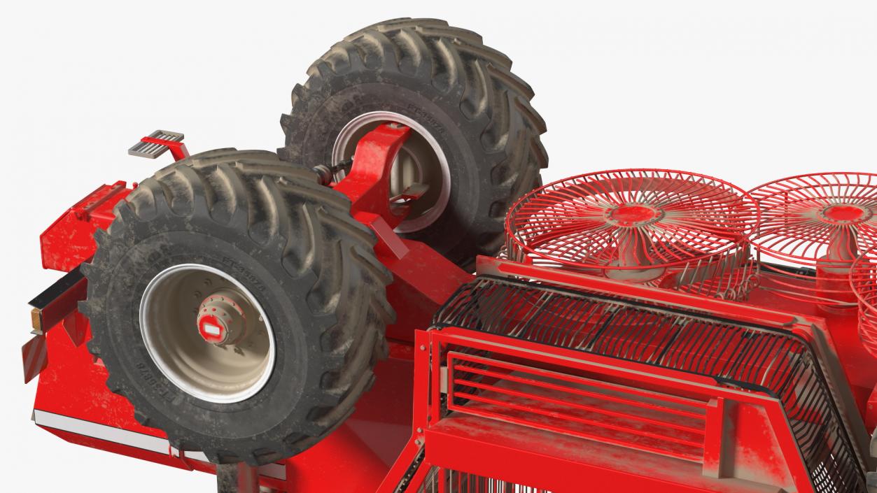 Self Propelled Beet Harvester Dusty Rigged 3D