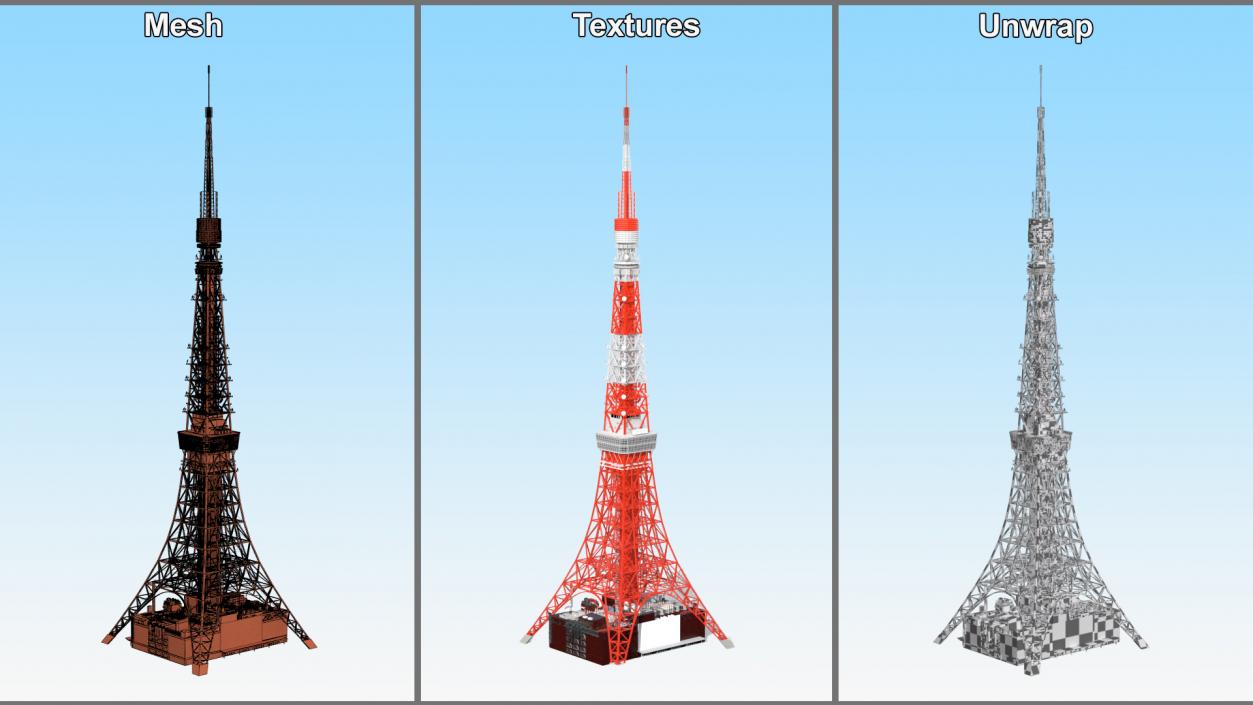 Tokyo Tower Building 2 3D