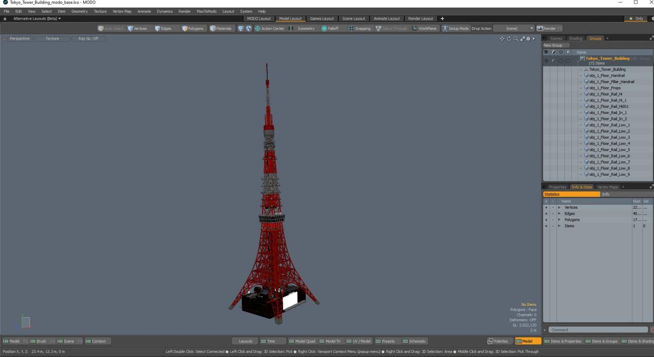 Tokyo Tower Building 2 3D