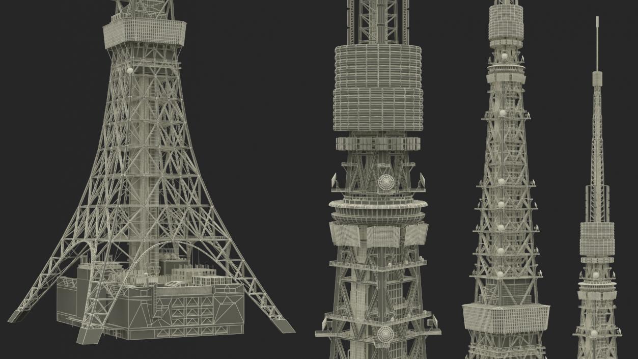 Tokyo Tower Building 2 3D