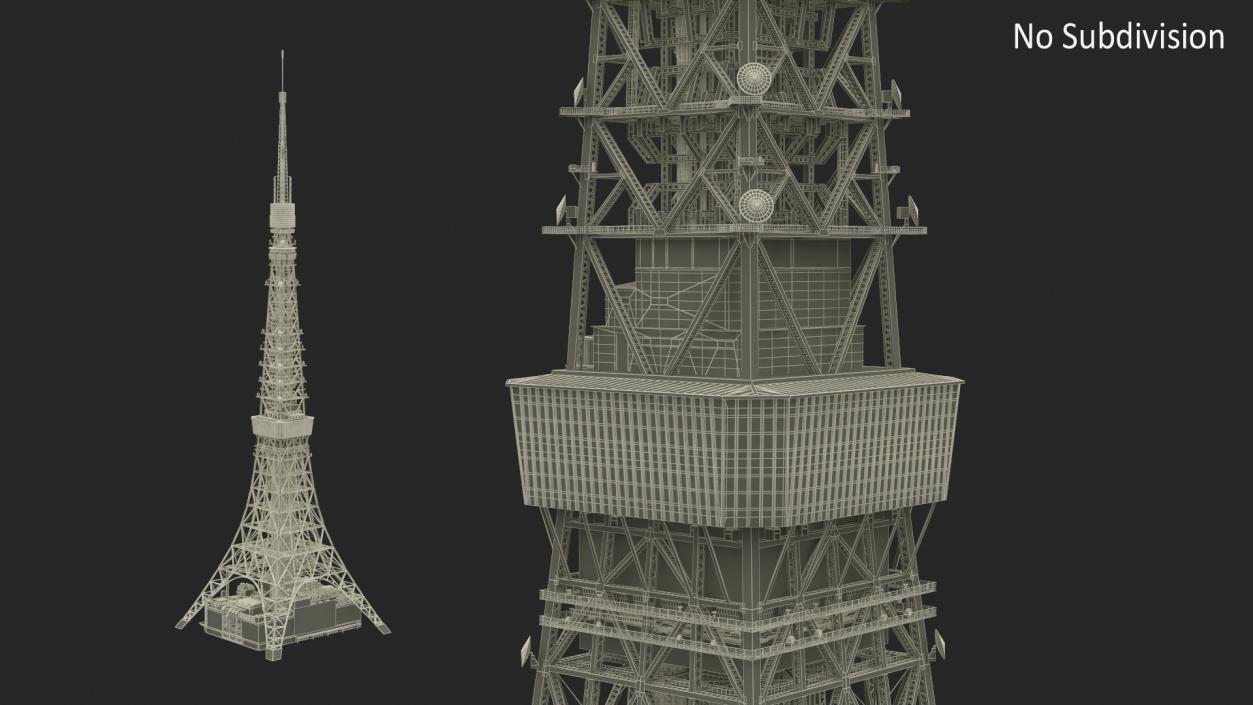 Tokyo Tower Building 2 3D