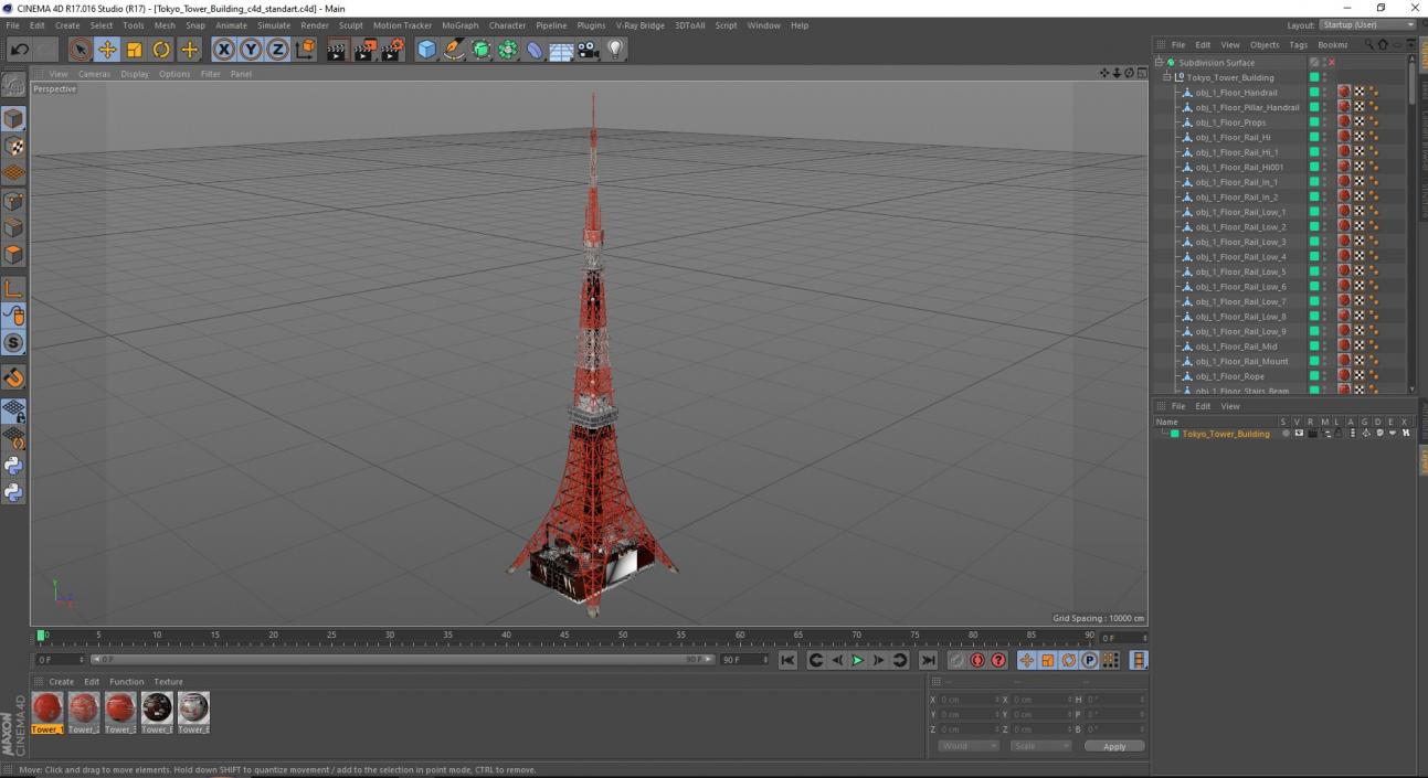 Tokyo Tower Building 2 3D