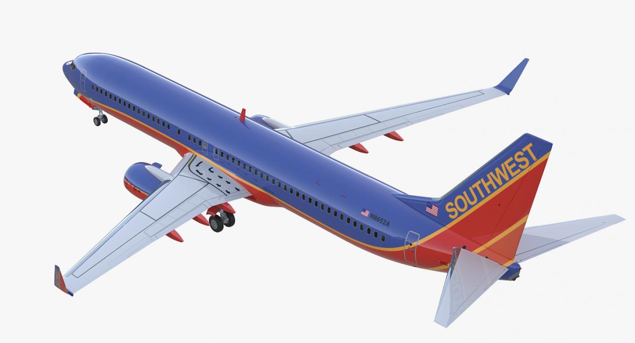 Boeing 737-900 ER Southwest Airlines with Cabin 3D