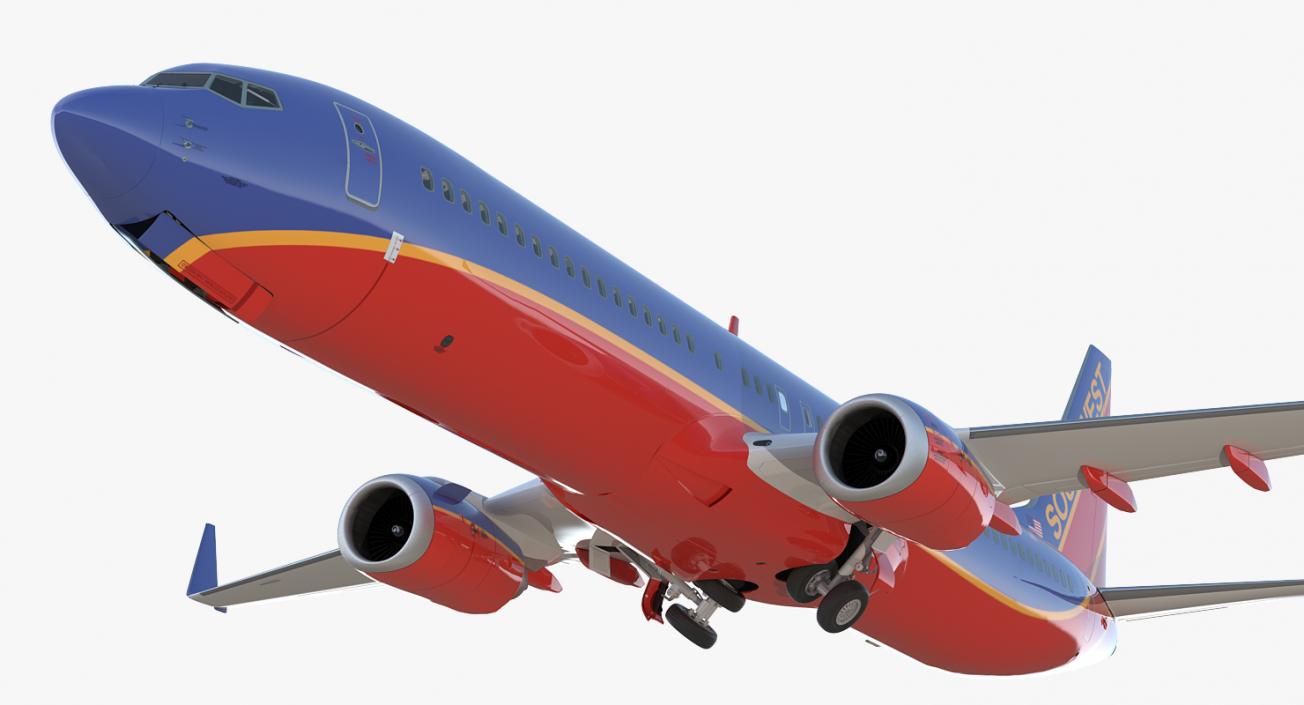 Boeing 737-900 ER Southwest Airlines with Cabin 3D