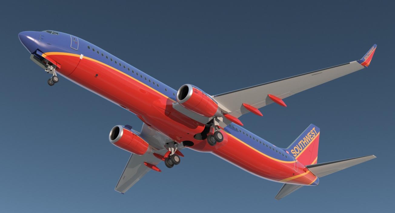 Boeing 737-900 ER Southwest Airlines with Cabin 3D