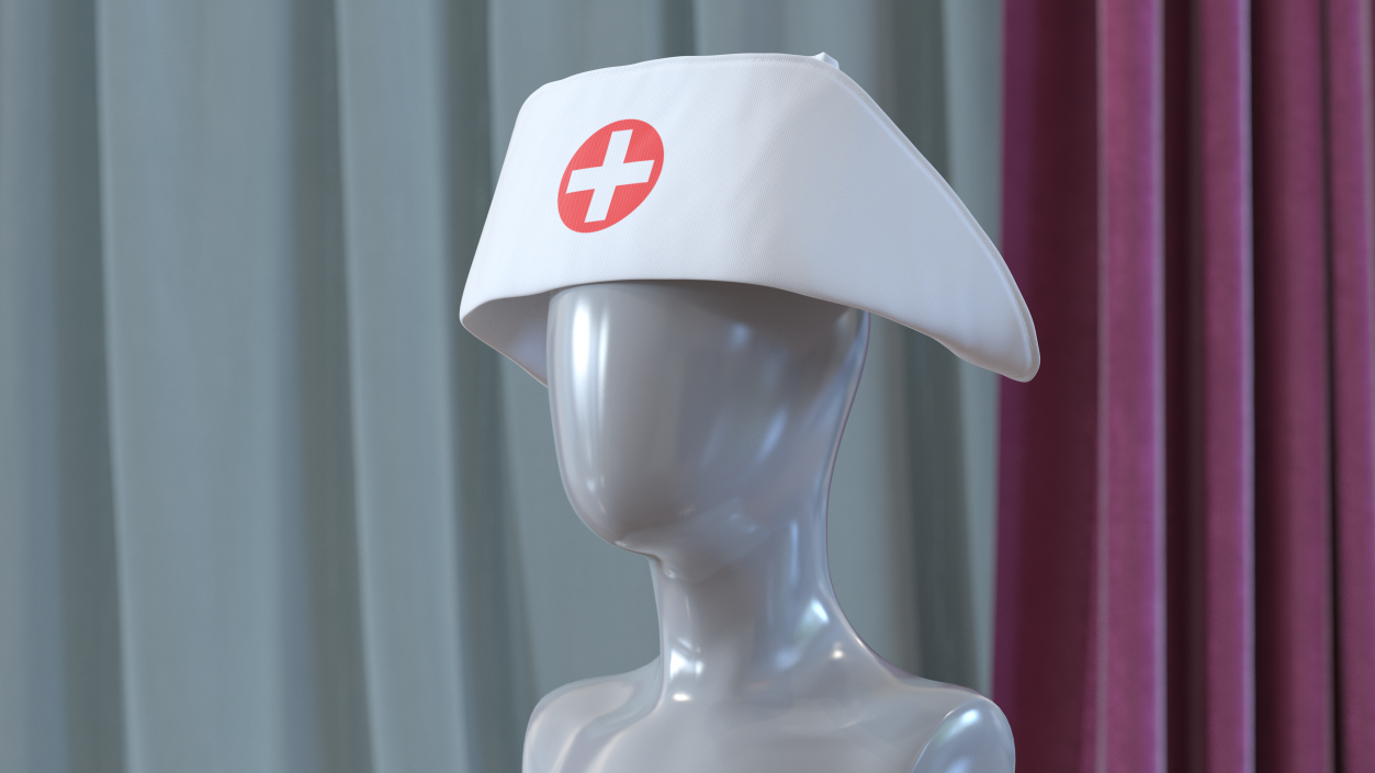 Nurse Cap 3D model