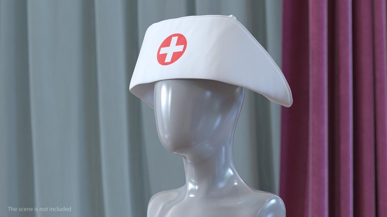 Nurse Cap 3D model