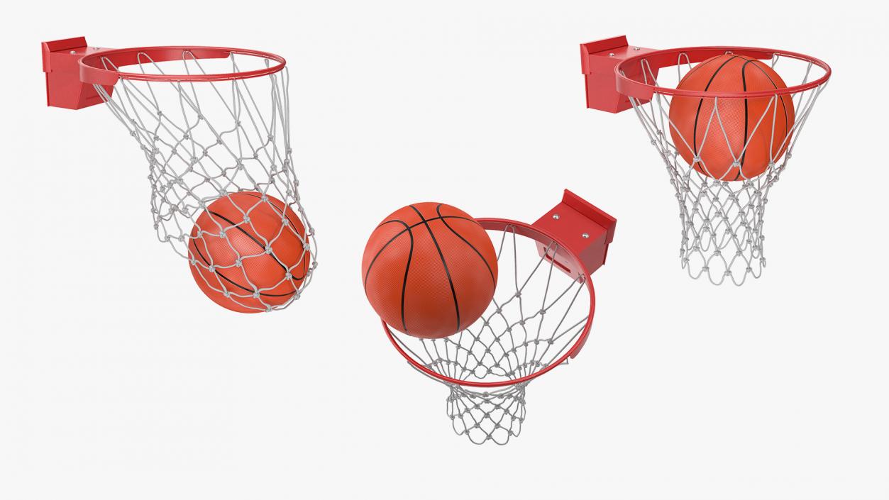 3D model Animated Basketball Collection