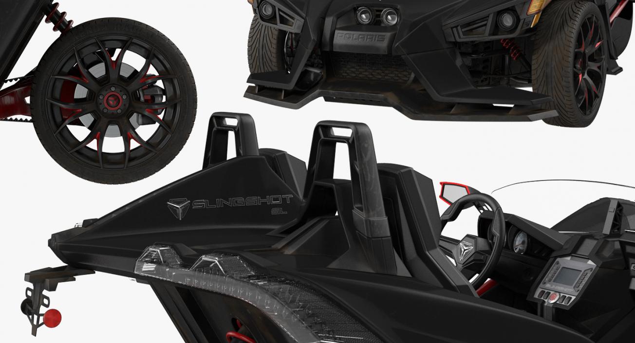 3D Polaris Slingshot Trike 2016 model