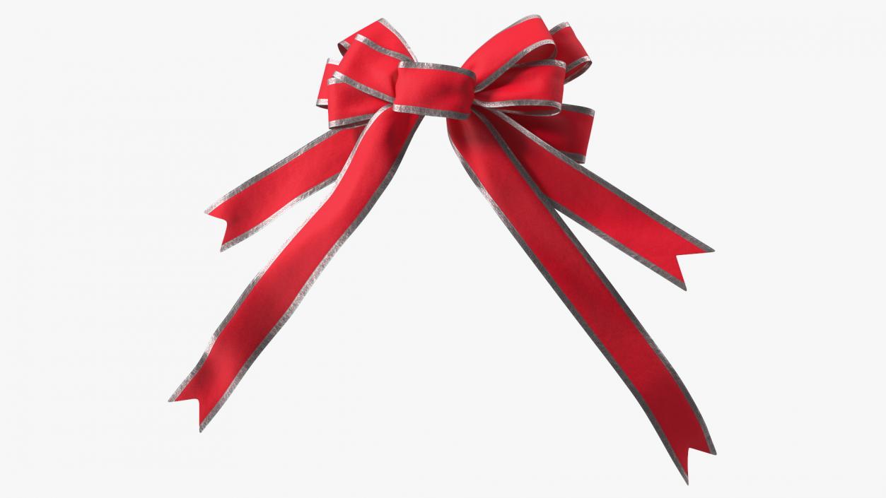 3D Big Red Bow