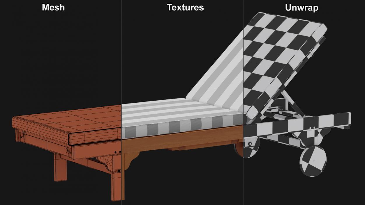 Lounge Chairs Collection 3D model