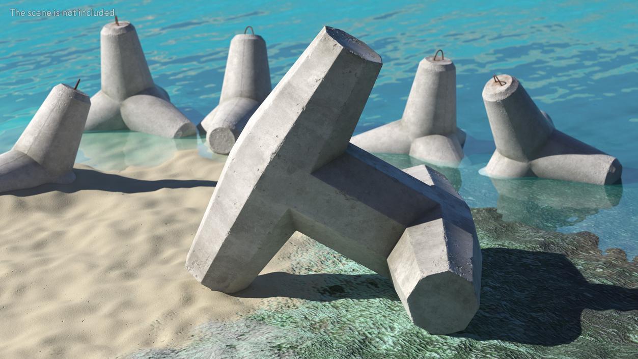 3D Dolos Concrete Breakwater Block