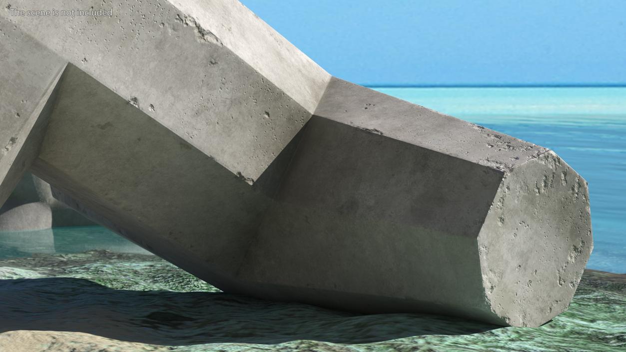 3D Dolos Concrete Breakwater Block