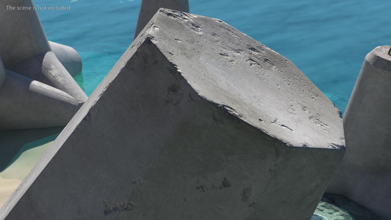 3D Dolos Concrete Breakwater Block