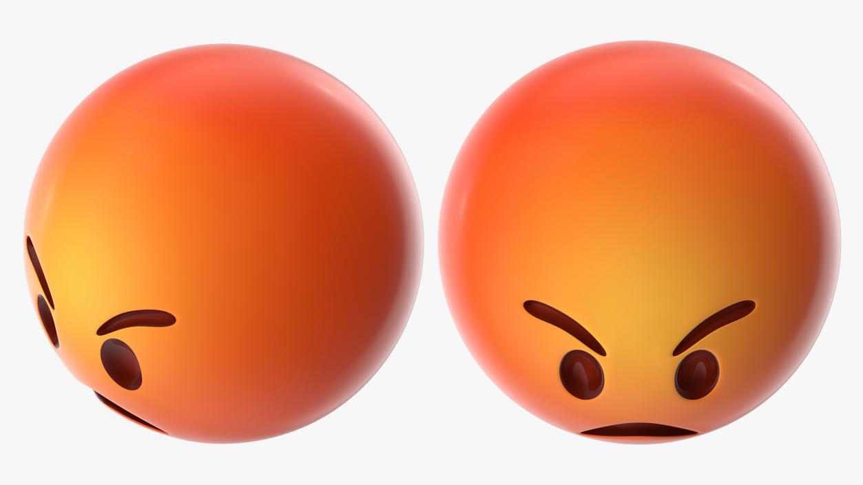 3D Angry Emoji