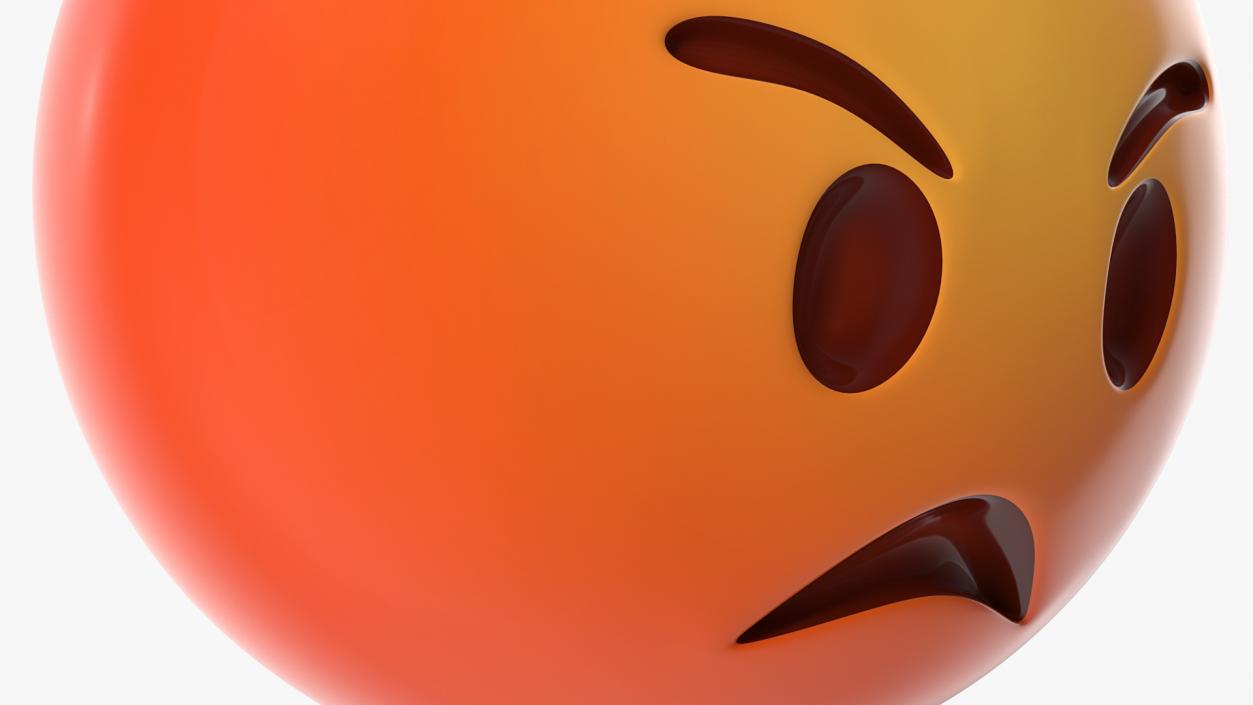 3D Angry Emoji