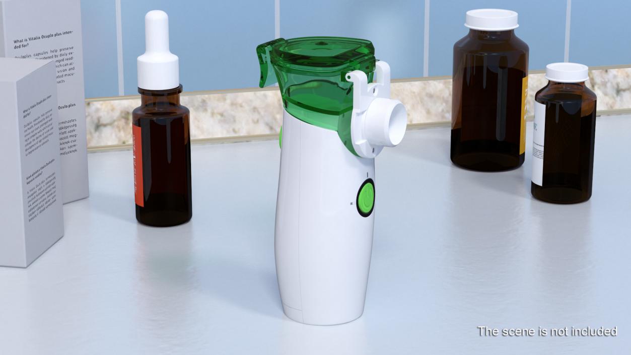 Portable Mini Inhaler Machine 3D model