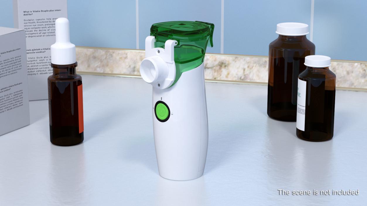 Portable Mini Inhaler Machine 3D model