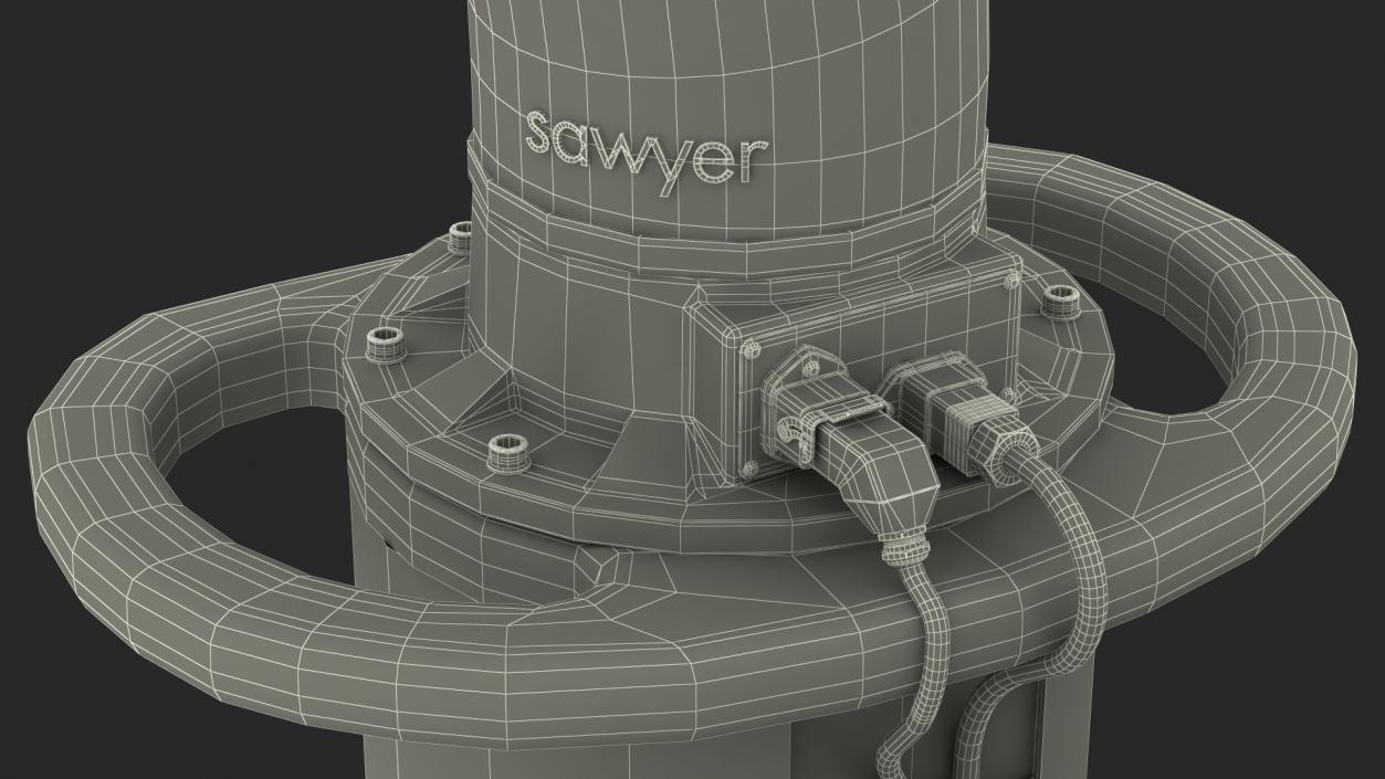 Sawyer Black Edition Collaborative Robot with Pedestal 3D model