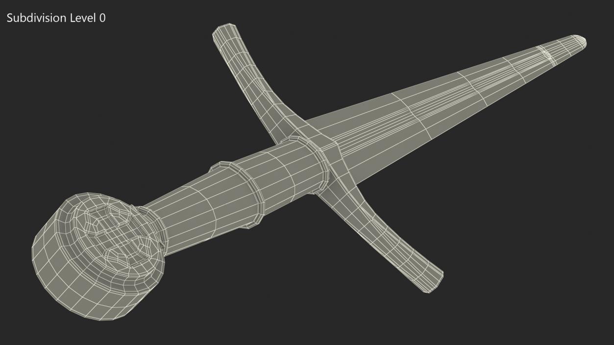 Crusader Sword 3D model