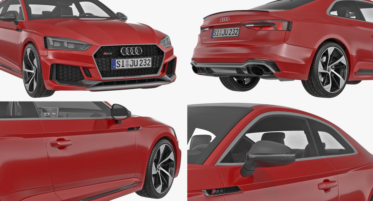 3D Audi RS5 2017 model