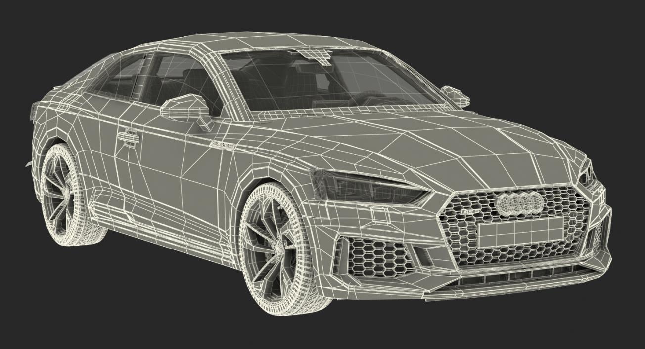 3D Audi RS5 2017 model