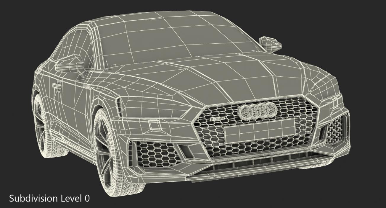 3D Audi RS5 2017 model