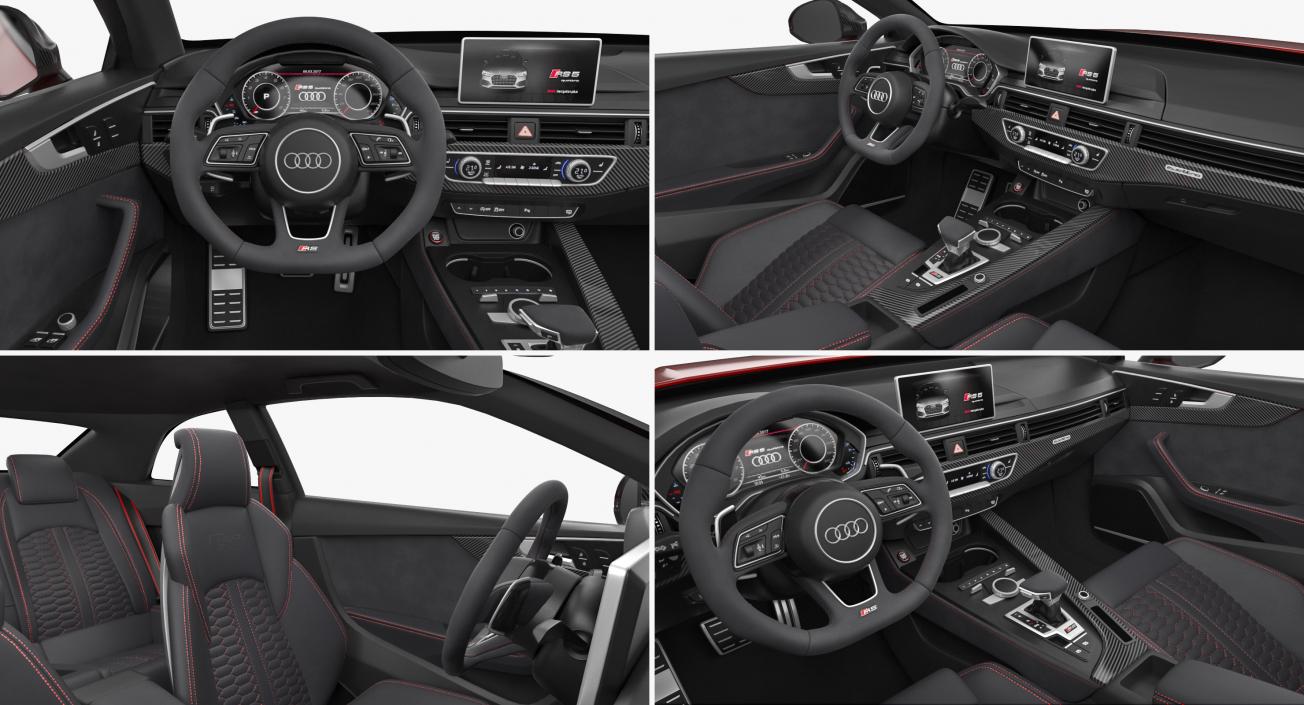 3D Audi RS5 2017 model