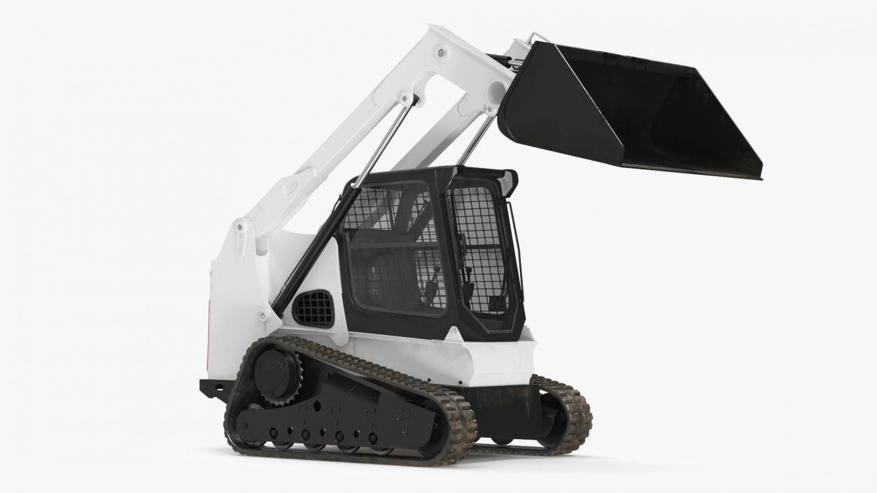 3D Skid Steer or Compact Track Loader Rigged