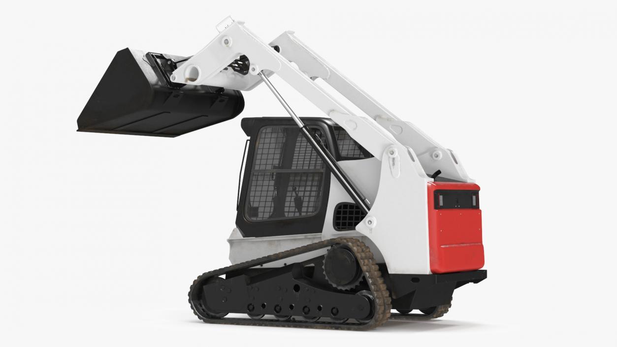 3D Skid Steer or Compact Track Loader Rigged