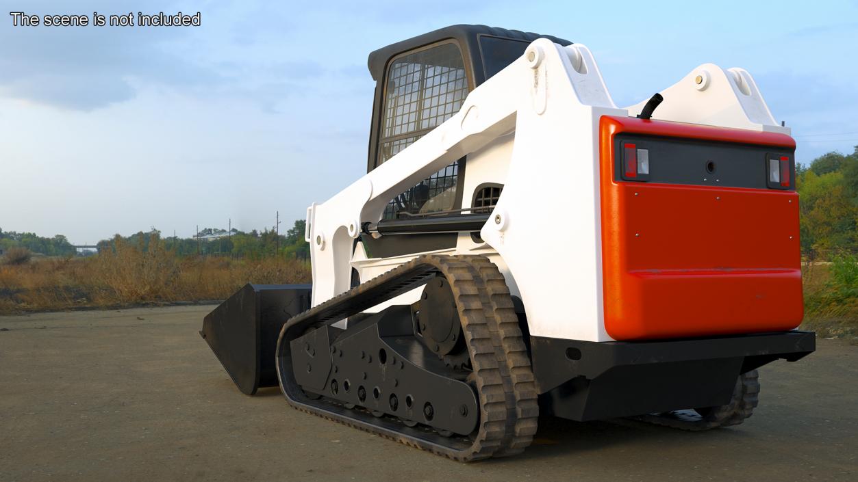 3D Skid Steer or Compact Track Loader Rigged