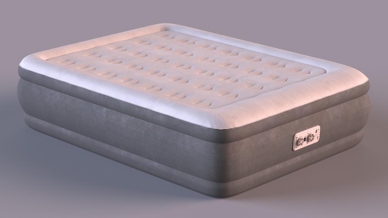 3D model Inflatable Air Mattress Medium Size