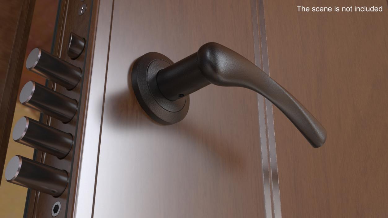 3D model Door Handles Collection 3