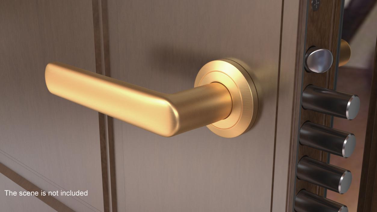 3D model Door Handles Collection 3