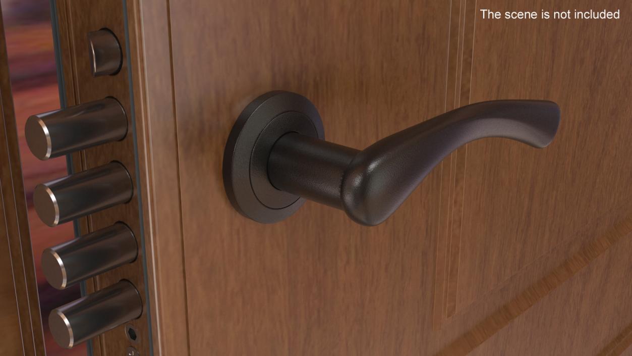 3D model Door Handles Collection 3