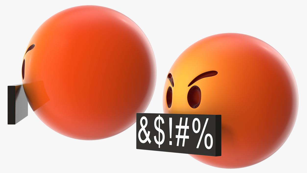 Mad Emoji 3D model