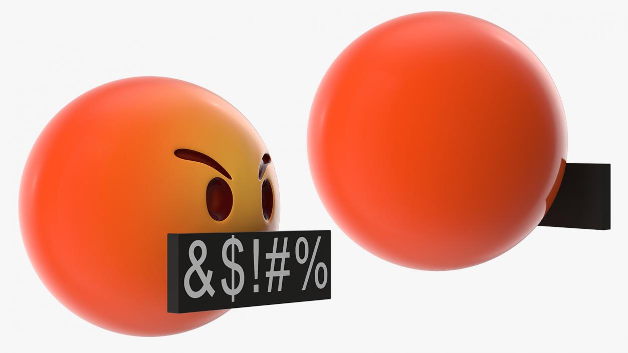 Mad Emoji 3D model