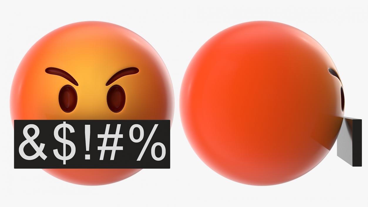 Mad Emoji 3D model